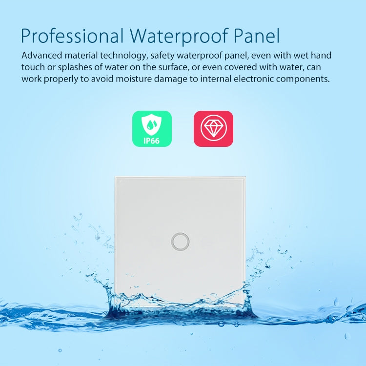 NEO NAS-SC01W Wireless WiFi EU Smart Light Control Switch 1Gang, 1 Gang – TPU