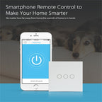 NEO NAS-SC03W Wireless WiFi EU Smart Light Control Switch 3Gang, 3 Gang