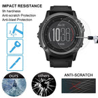 ENKAY Hat-Prince for Garmin Fenix 3 HR Smart Watch 0.2mm 9H Surface Hardness 2.15D Curved Edge Tempered Glass Film