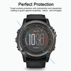ENKAY Hat-Prince for Garmin Fenix 3 HR Smart Watch 0.2mm 9H Surface Hardness 2.15D Curved Edge Tempered Glass Film