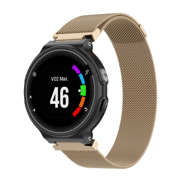 Milanese Watch Band for Garmin Forerunner 235 26cm, 26cm 26cm Champagne Gold