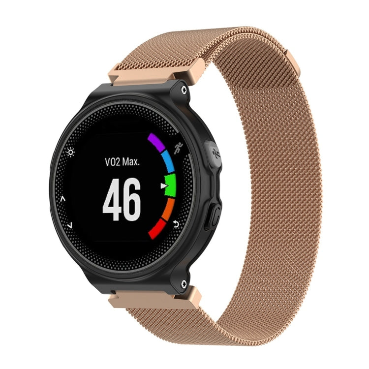 Milanese Watch Band for Garmin Forerunner 235 26cm, 26cm 26cm Gold