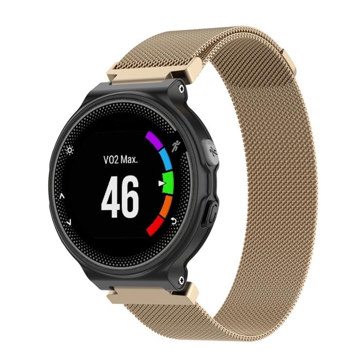 Milanese Watch Band for Garmin Forerunner 235 22cm, 22cm 22cm Gold