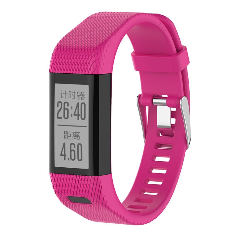 Watch Band – Silicone (Garmin Vivosmart HR) Rose Red