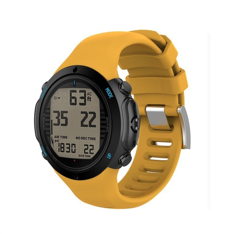 Watch Band – Silicone (Suunto D6i) Yellow