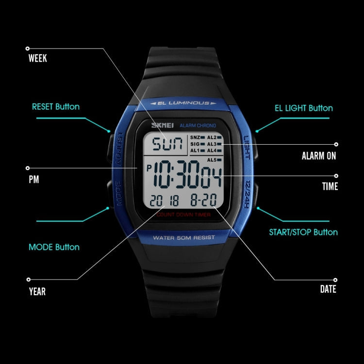 Digital Watch – 50m Waterproof
