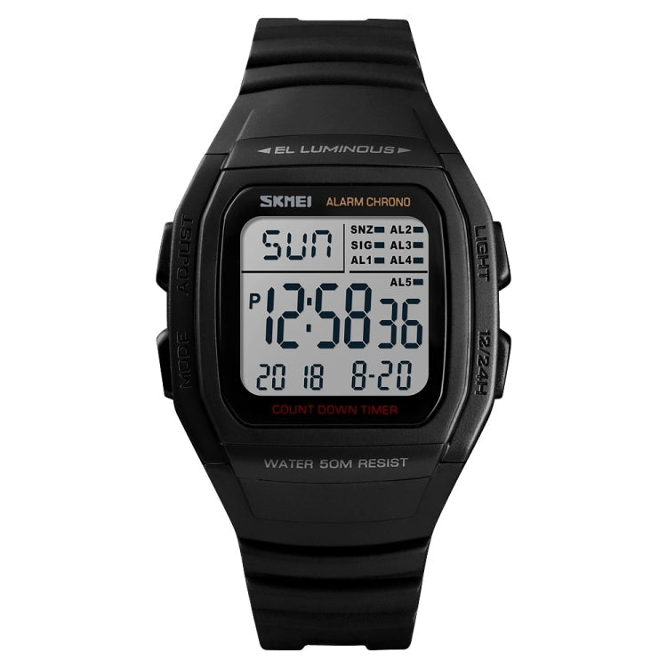 Digital Watch – 50m Waterproof #2 Black