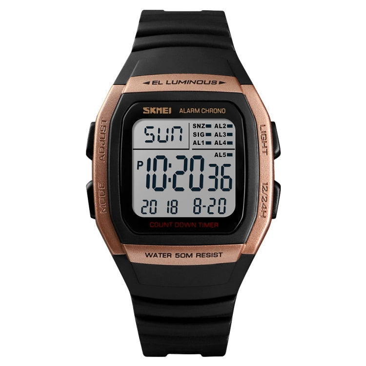 Digital Watch – 50m Waterproof #2 Rose Gold