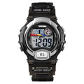 SKMEI 1450 Women Transparent Digital Watch 50m Waterproof Sports Watch with LED Light Black