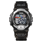 SKMEI 1450 Women Transparent Digital Watch 50m Waterproof Sports Watch with LED Light Black