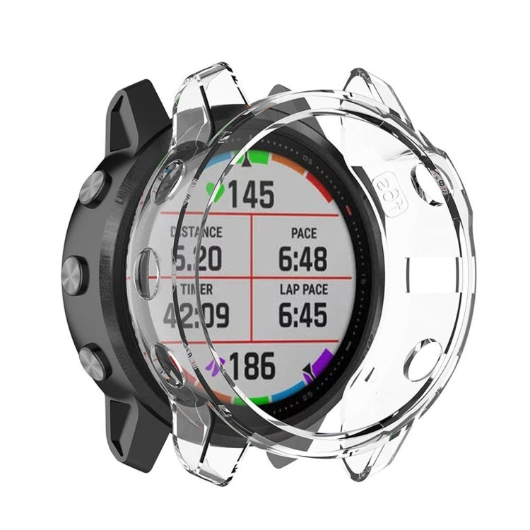 For Garmin Fenix 6s TPU Half Coverage Smart Watch Protevtice Case, For Garmin Fenix 6s For Garmin Fenix 6s White