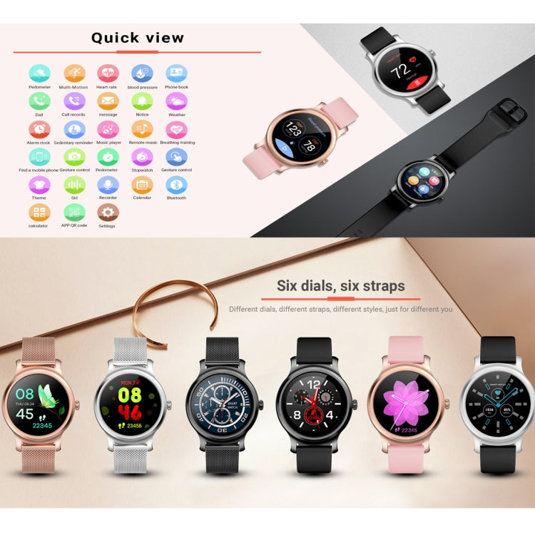 SMA-R2 Smart Watch – 1.3" Screen, IP65 Waterproof