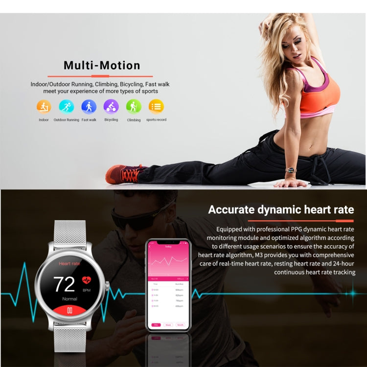 SMA-R2 Smart Watch – 1.3" Screen, IP65 Waterproof