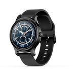 SMA-R2 Smart Watch – 1.3" Screen, IP65 Waterproof Black Silicone Strap