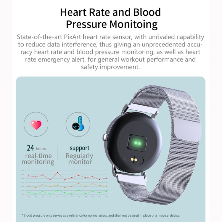 CV08C Watch Band – 1.0" Screen, Blood Pressure Monitoring, Heart Rate Monitoring