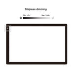 23W 12V LED Three Level of Brightness Dimmable A2 Acrylic Copy Boards Anime Sketch Drawing Sketchpad, EU Plug, EU Plug