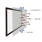 23W 12V LED Three Level of Brightness Dimmable A2 Acrylic Copy Boards Anime Sketch Drawing Sketchpad, EU Plug, EU Plug