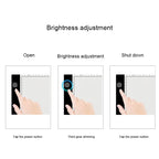 3.5W 5V LED USB Three Level of Brightness Dimmable A4 Acrylic Scale Copy Boards Anime Sketch Drawing Sketchpad with USB Cable 1.5m & Power Adapter, Copy Boards with USB Cable 1.5m & Power Adapter