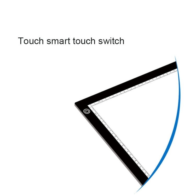 A3 8W 5V LED USB Three Level of Brightness Dimmable Acrylic Scale Copy Boards Anime Sketch Drawing Sketchpad with USB Cable, Three Level of Brightness Dimmable with USB Cable & Power Adapter
