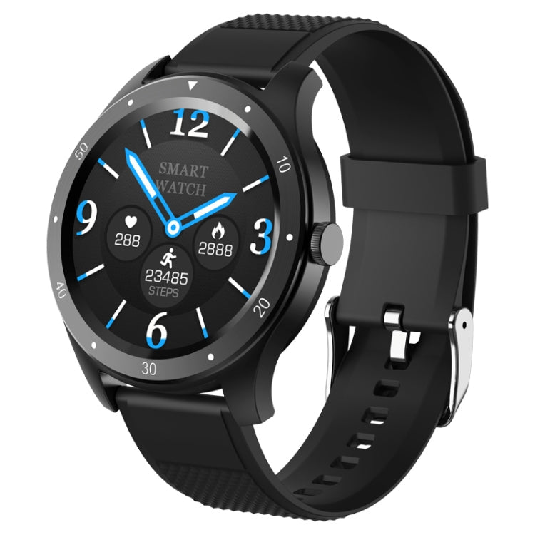 S6 Smart Watch – 1.3" Screen, Blood Pressure Monitoring, Heart Rate Monitoring Black