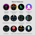 S6 Smart Watch – 1.3" Screen, Blood Pressure Monitoring, Heart Rate Monitoring