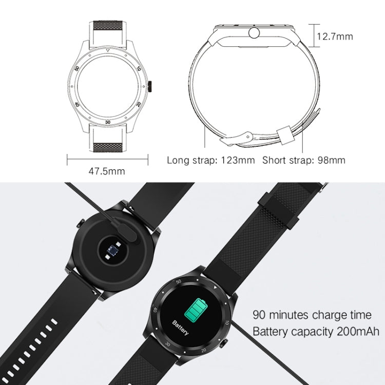 S6 Smart Watch – 1.3" Screen, Blood Pressure Monitoring, Heart Rate Monitoring