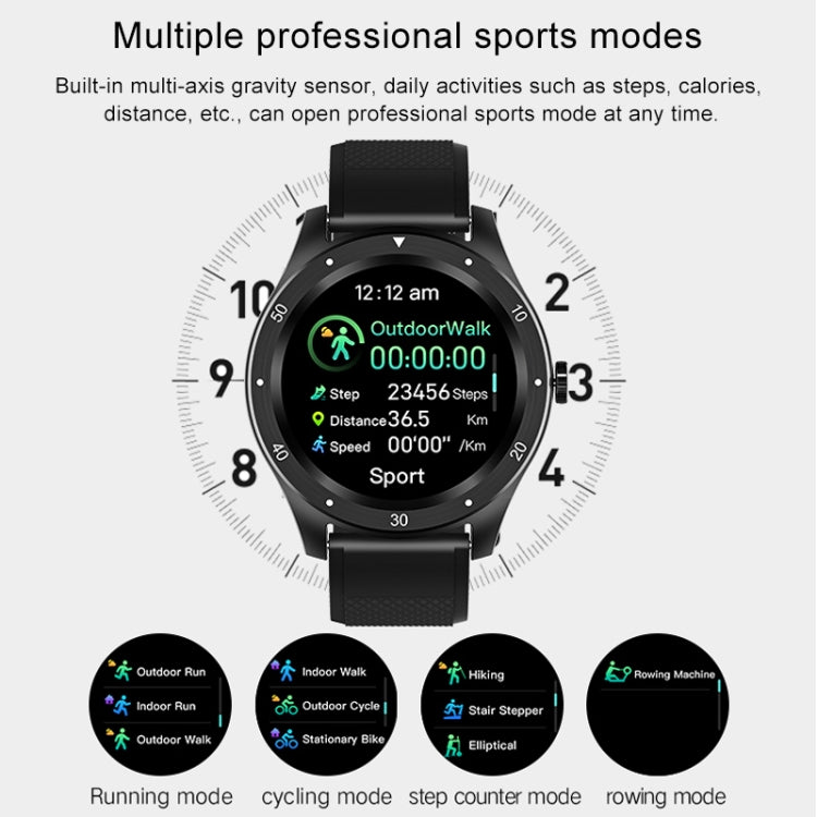 S6 Smart Watch – 1.3" Screen, Blood Pressure Monitoring, Heart Rate Monitoring