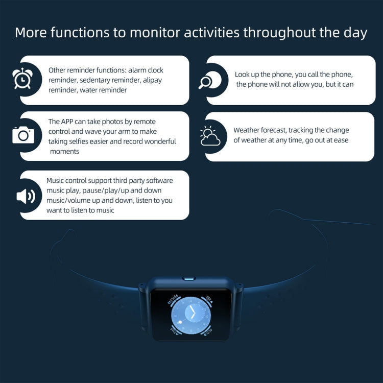 P8 Smart Watch – 1.3" Screen, Blood Pressure Monitoring, Heart Rate Monitoring