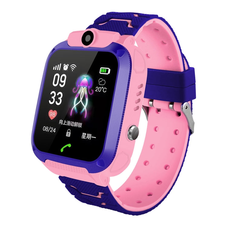 Q120 1.44 inch Color Screen Smartwatch for Children IP67 Waterproof, Support LBS Positioning / Two-way Dialing / One-key First-aid / Voice Monitoring / Setracker APP Pink