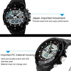 Digital Watch – 1016 Multifunctional Men Outdoor Sports Noctilucent Waterproof Double...