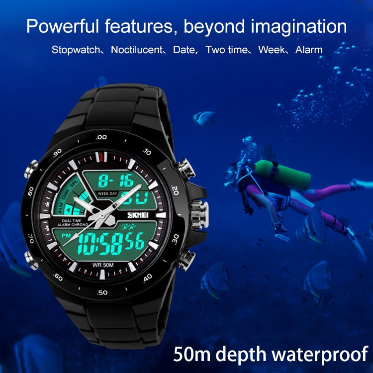 Digital Watch – 1016 Multifunctional Men Outdoor Sports Noctilucent Waterproof Double...