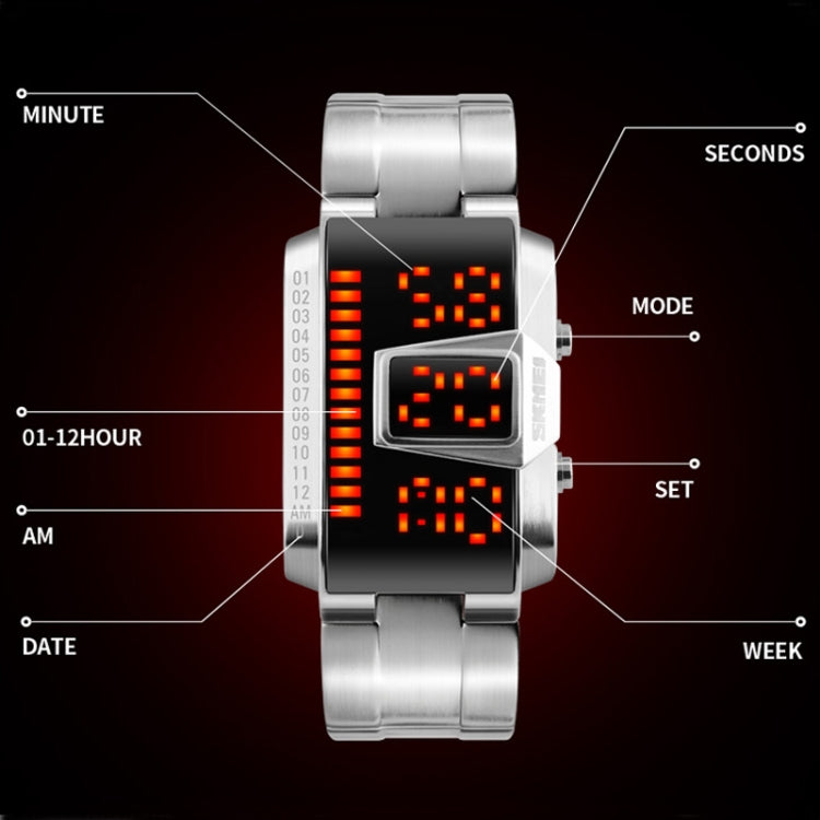 Digital Watch – 1179 Multifunctional Men Outdoor Sports Noctilucent Waterproof LED...