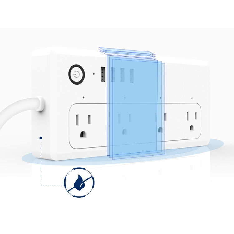 XS-A24 WiFi Smart Power Plug Socket Wireless Remote Control Timer Power Switch with USB Port, Compatible with Alexa and Google Home, Support iOS and Android, US Plug – TPU