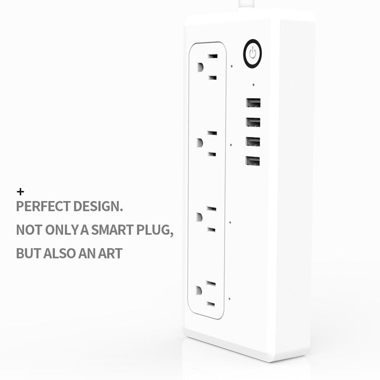 XS-A24 WiFi Smart Power Plug Socket Wireless Remote Control Timer Power Switch with USB Port, Compatible with Alexa and Google Home, Support iOS and Android, US Plug – TPU