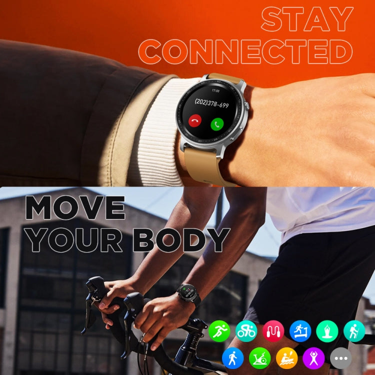 GR2 Smart Watch – 1.28" Screen, IP68 Waterproof, Blood Pressure Monitoring