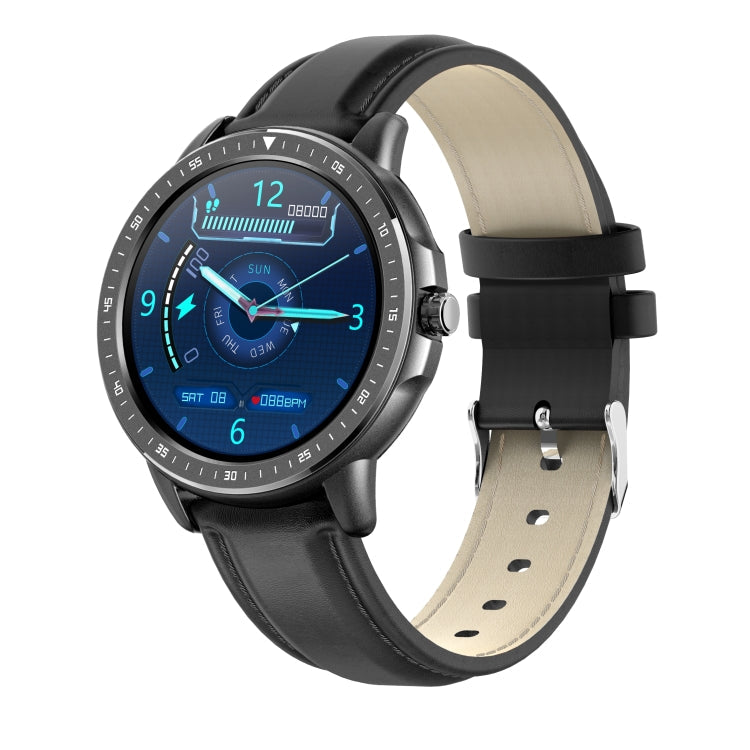 CF19 Smart Watch – 1.3" Screen, IP67 Waterproof, Blood Pressure Monitoring Black