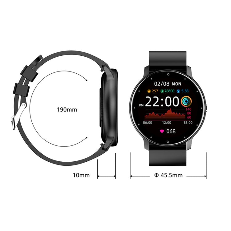 ZL02D Smart Watch – 1.28" Screen, IP67 Waterproof, Heart Rate Monitoring