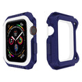 Smart Watch Shockproof Two Color Protective Case For Apple Watch Series 3 / 2 / 1 38mm, For Apple Watch Series 3 / 2 / 1 38mm (Red Black), For Apple Watch Series 3 / 2 / 1 38mm (White Blue), For Apple Watch Series 3 / 2 / 1 38mm (Black Red)            ... For Apple Watch Series 3 2 1 38mm (White Blue) White Blue