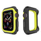 Protective Case – Shockproof For Apple Watch Series 3 2 1 42mm (Black Yellow) Black Yellow