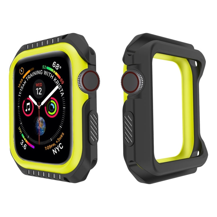 Protective Case – Shockproof For Apple Watch Series 3 2 1 42mm (Black Yellow) Black Yellow