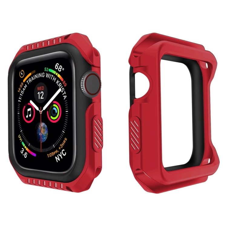 Protective Case – Shockproof For Apple Watch Series 3 2 1 42mm (Red Black) Red Black