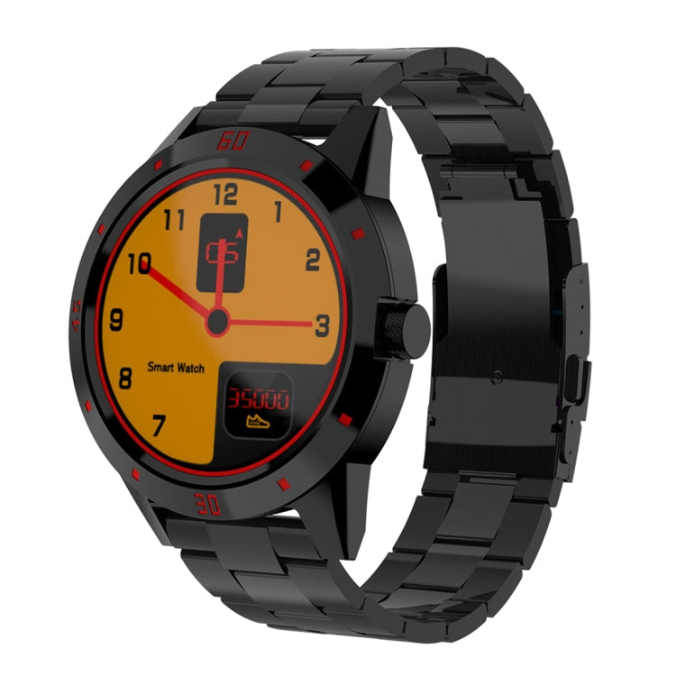 N6 Smart Watch 1.3 inch TFT Screen MTK2502C Bluetooth4.0, Stainless Steel Watch Band, Support Heart Rate Monitor & Pedometer & Sleep Monitor & Sedentary Reminder, Stainless Steel Watch Strap/Black, Stainless Steel Watch Strap/Silver Stainless Steel Watch Strap Black Black
