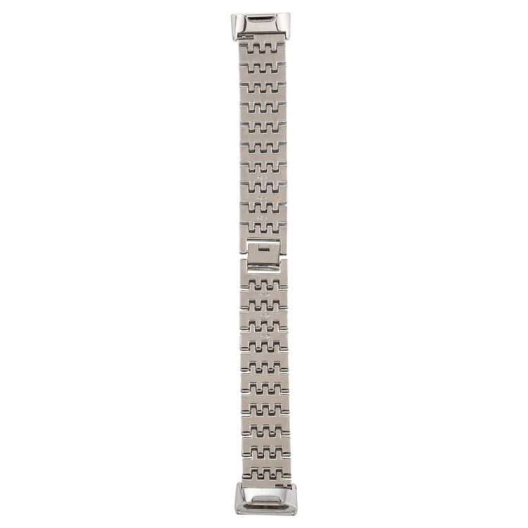 For Fitbit Charge 3 Diamond-studded Stainless Steel Watch Band