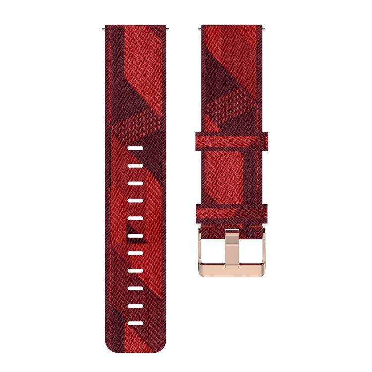 20mm Stripe Weave Nylon Wrist Strap Watch Band for Huami Amazfit GTR 42mm / GTS / BIP / BIP Lite