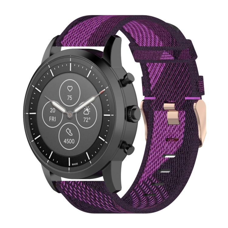 Watch Band – Braided Nylon (22mm) #2 Purple