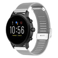 22mm Metal Mesh Wrist Strap Watch Band for Fossil Gen 5 Carlyle / Gen 5 Julianna / Gen 5 Garrett / Gen 5 Carlyle HR Silver