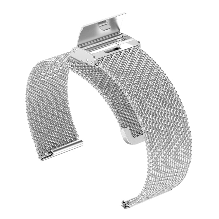 22mm Metal Mesh Wrist Strap Watch Band for Fossil Hybrid Smartwatch HR, Male Gen 4 Explorist HR, Male Sport
