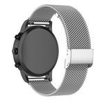 22mm Metal Mesh Wrist Strap Watch Band for Fossil Hybrid Smartwatch HR, Male Gen 4 Explorist HR, Male Sport