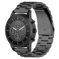 22mm Steel Wrist Strap Watch Band for Fossil Hybrid Smartwatch HR, Male Gen 4 Explorist HR / Male Sport Black