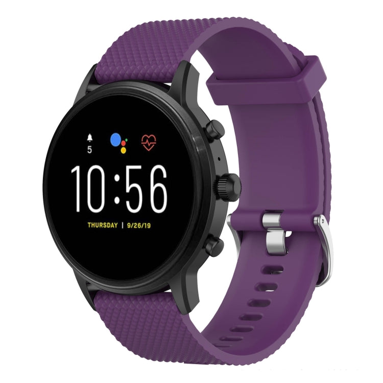 Watch Band – Silicone (22mm) #6 Dark Purple